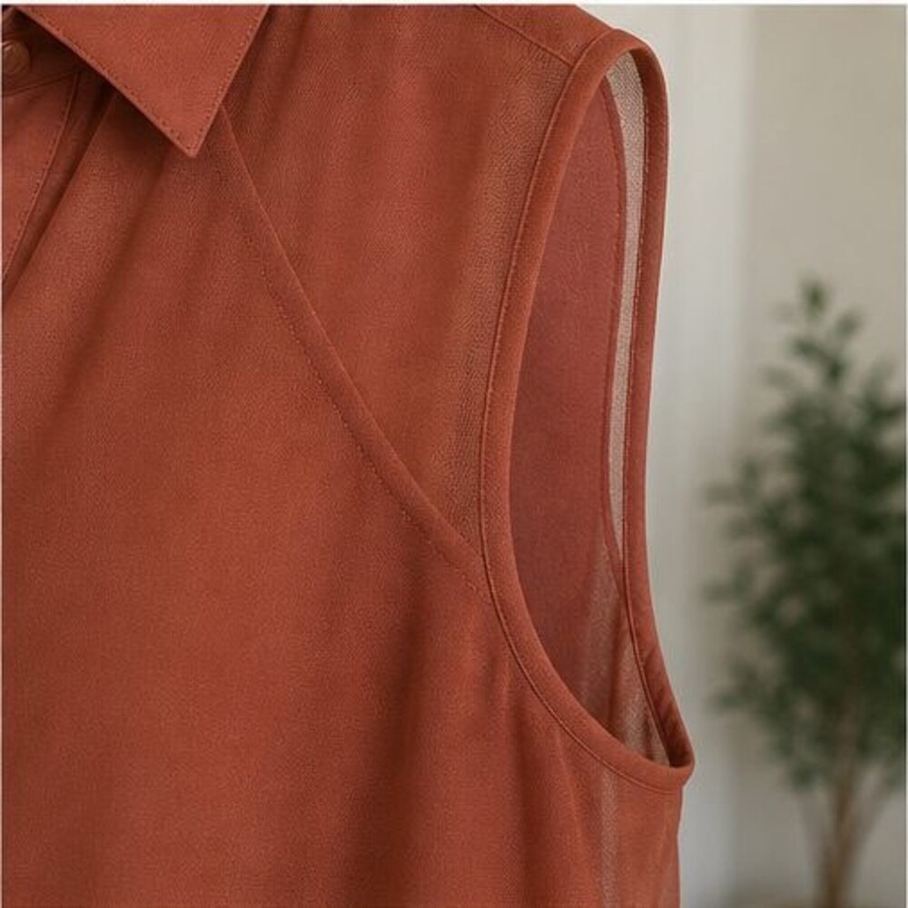 Rust Cami Blouse - Picture 5 of 6